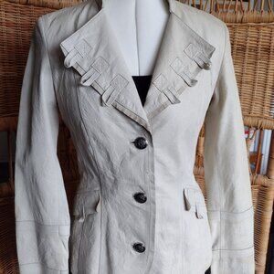 Danier Leather white jacket – XS